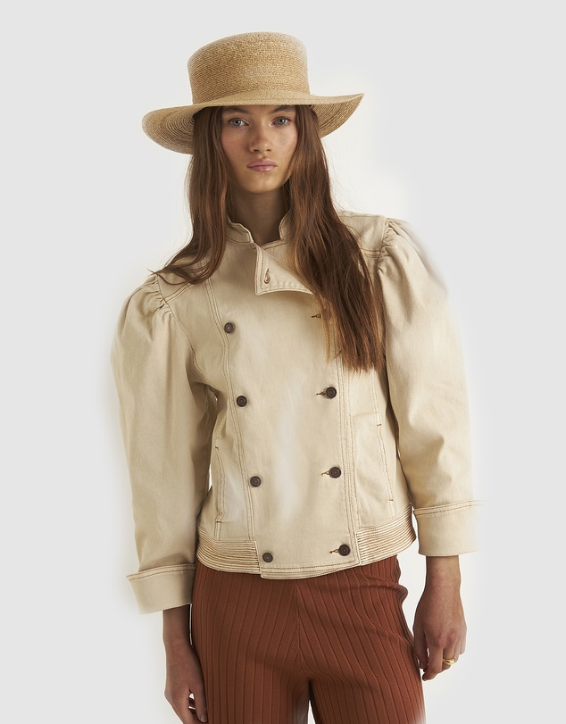 Zerafima - Holly Puff Denim Jacket