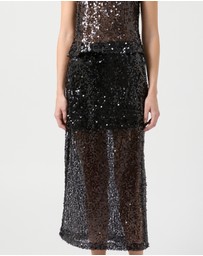 Third Form - Reflection Sequin Midi Skirt