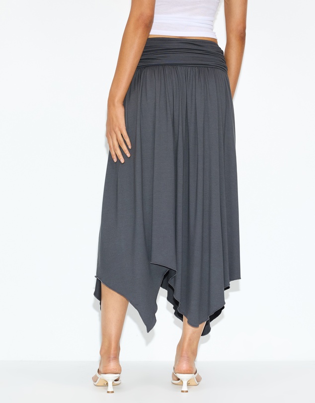 Dazie - Gisella Asymmetrical Midi Skirt