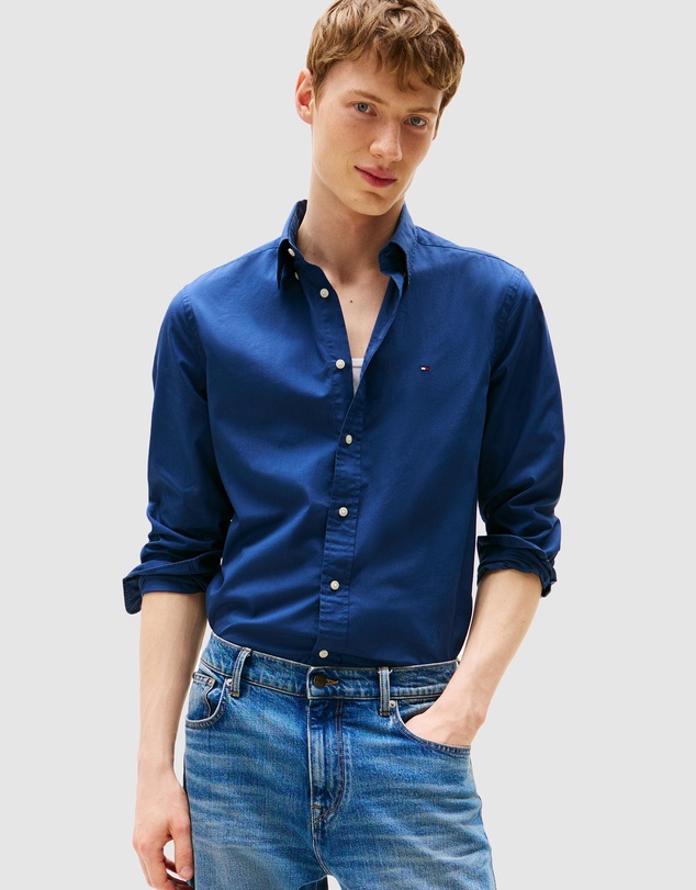 Tommy Hilfiger - TH Flex Regular Fit Poplin Shirt