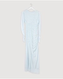 Revibe - Repaired Shona Joy Mira Gathered Maxi Dress - AU 12
