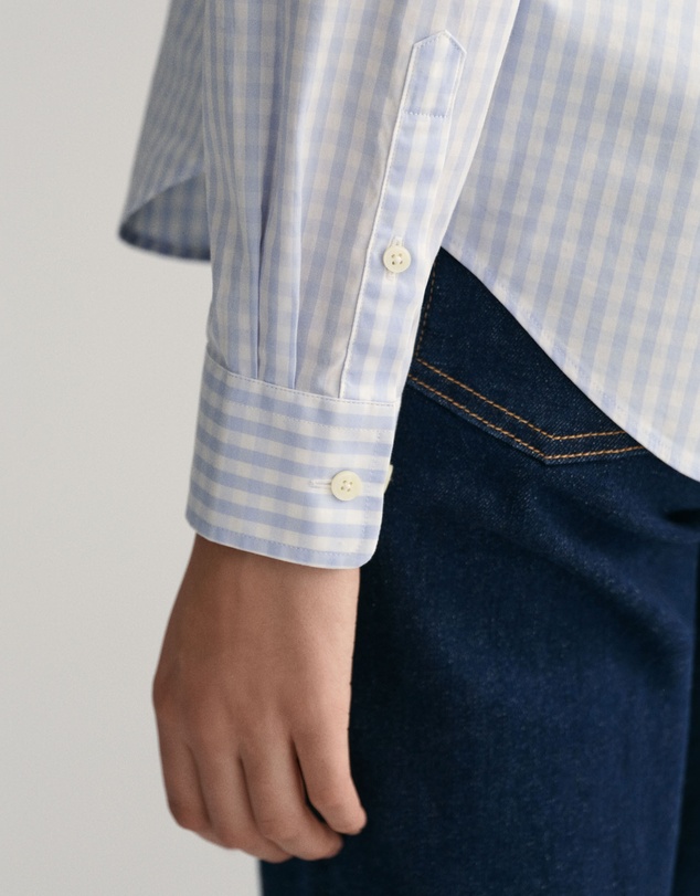 Gant - Regular Fit Gingham Poplin Shirt