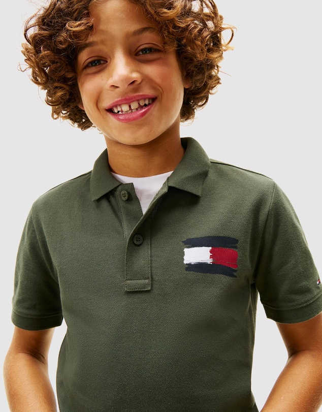 Tommy Hilfiger - Tommy Flag Polo SS - Kids