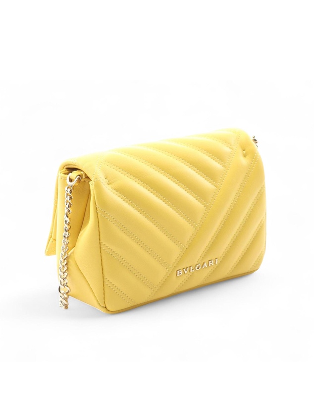 Pre-Loved by Azura Reborn - Pre-Loved Leather Serpenti Cabochon Chain Crossbody