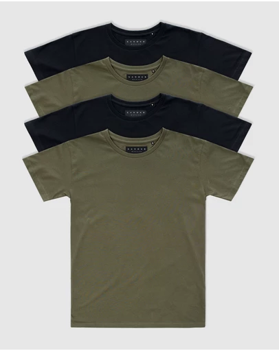 Xander - 4-Pack Blanc Tee