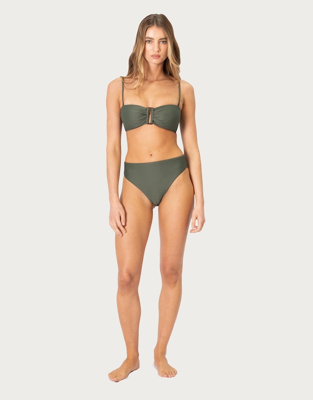 Baku Swimwear - Rococco High Waist Cheeky Bikini Bottom