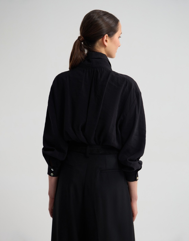 Oxford - Jenna Rayon Blend Scarf Neck Top