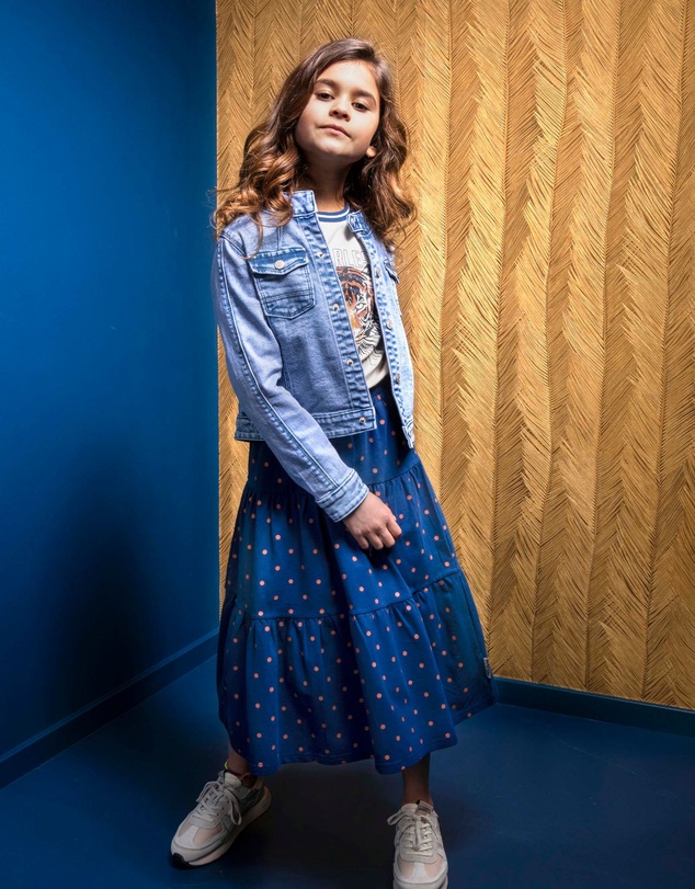 B.Nosy - Polka Dot Maxi Skirt - Kids-Teens