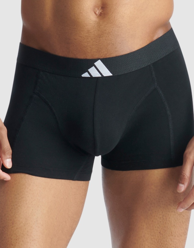 adidas Sportswear - 3 Pack Active Flex Cotton Body Trunk Underwear