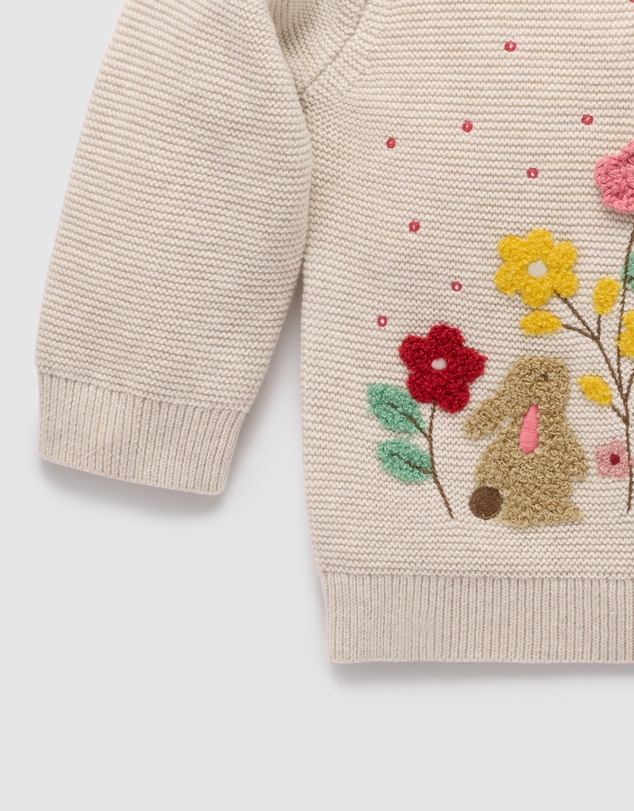 Purebaby - Woodland Jumper -Kids-Babies