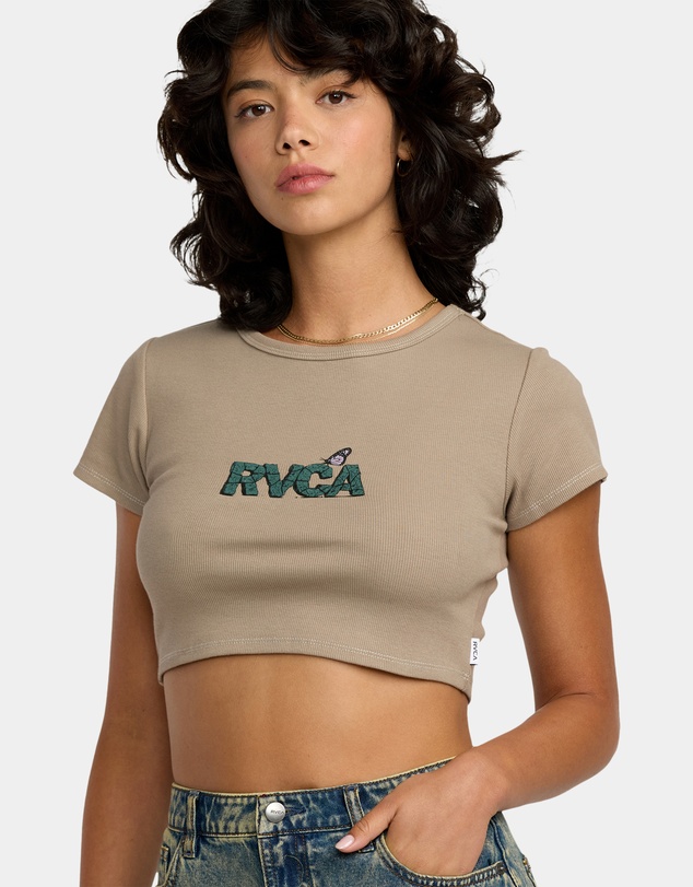 RVCA - Womens Stoned Half T-Shirt