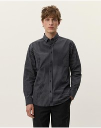 Les Deux - Kent Stripe Poplin Shirt