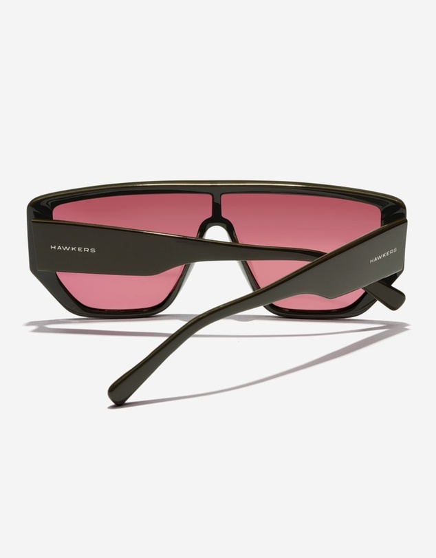 Hawkers Co - HAWKERS - Dark Khaki Fucsia Eco METRO Sunglasses for Men and Women UV400