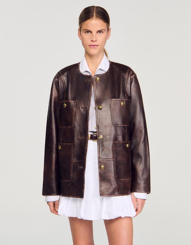 Sandro - Jerem Leather Jacket
