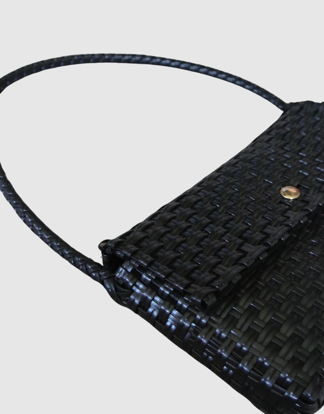 Mimmi Terra - Woven Shoulder Bag Nera