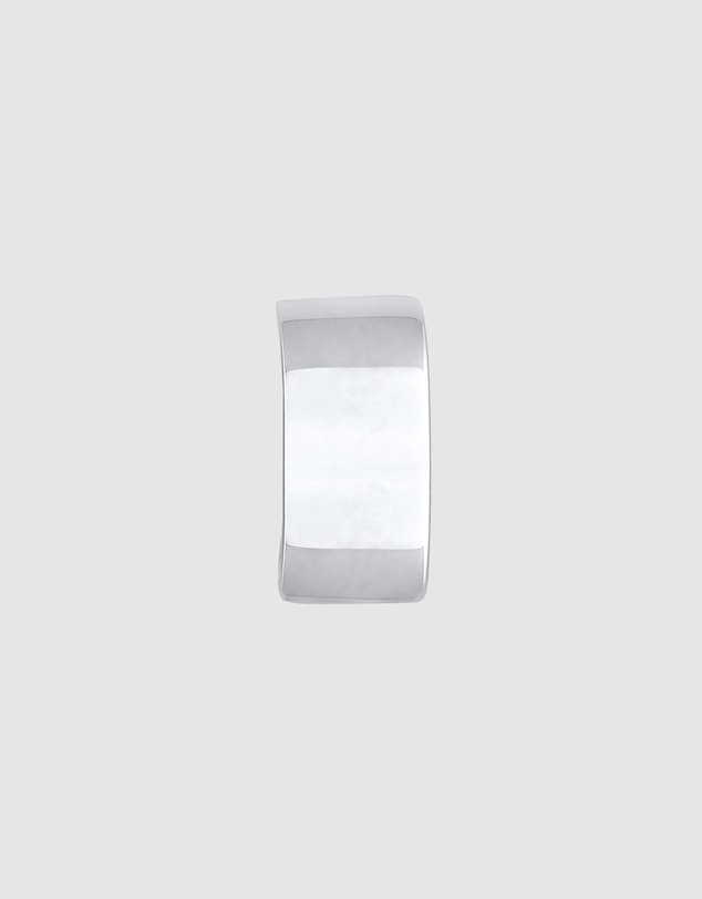 Kuzzoi - ICONIC EXCLUSIVE - Earrings Men Single Earcuff Basic Trend in 925 Sterling Silver