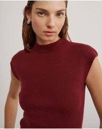 Witchery - High Neck Knit T-shirt