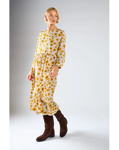 Glamorous - Midi Long Sleeve Wrap Dress