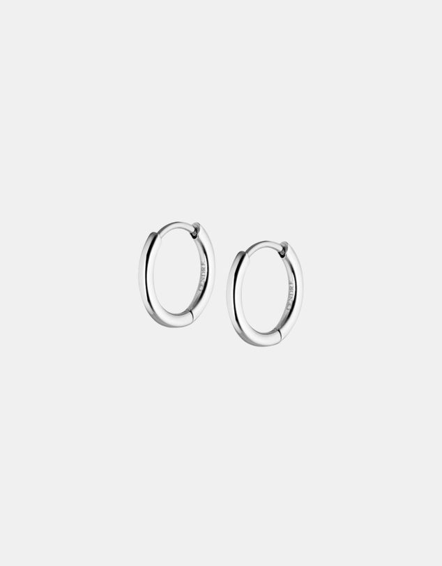 CENDRE - Rhi Huggie Sleeper Earrings Silver