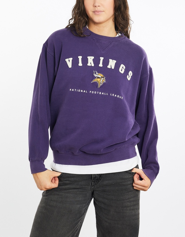 Vintage by The Real Deal - Pre Loved - Vintage 90s NFL Minnesota Vikings Sweatshirt