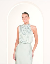 Pilgrim - Como High Neck Midi Dress