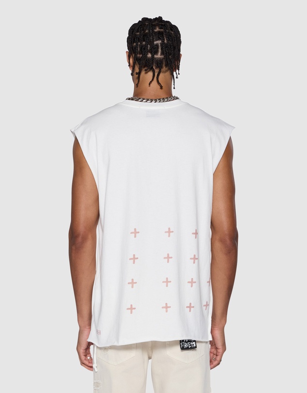 Ksubi - Paradiso Cut Off Tee Vintage White