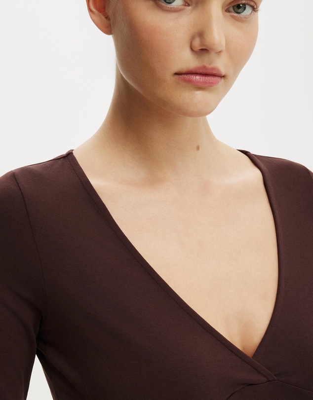 Cotton On - Maple V Neck 3/4 Sleeve