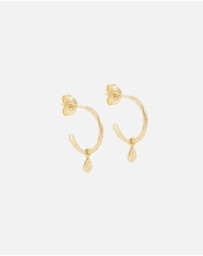 By Charlotte - Gold Grace Hoops