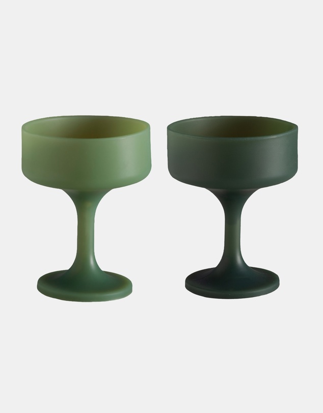 porter green - mecc | silicone unbreakable cocktail glasses