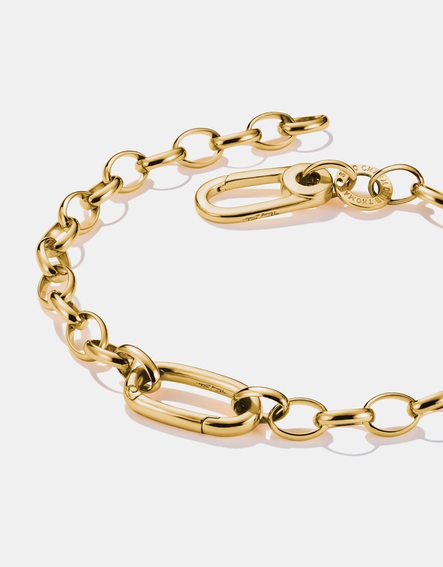 THOMAS SABO - THOMAS SABO Charm bracelet with Connect link Gold