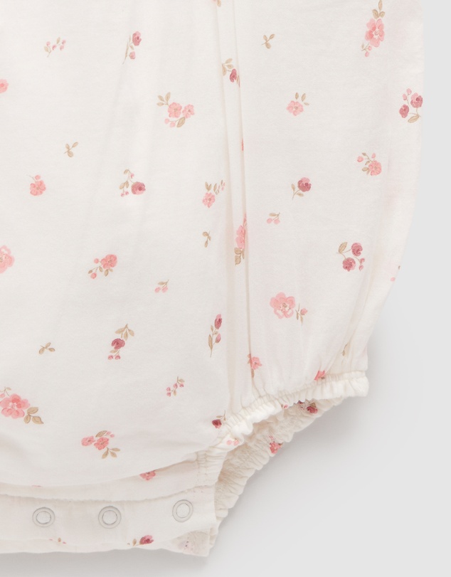 Purebaby - Rosebud Romper - Babies-Kids