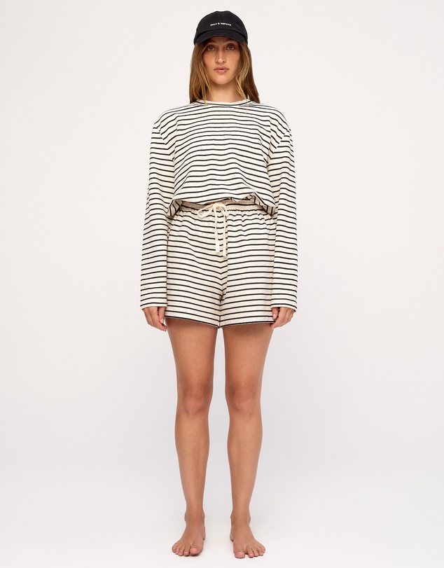 Zulu & Zephyr - Stripe Jersey Sport Shorts