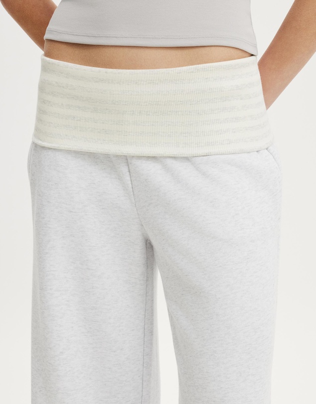 Cotton On - Fold Over Waistband Sweatpant