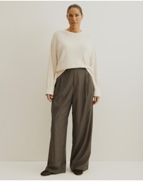Atmos&Here Curvy - Organic Cotton Relaxed Crew Knit