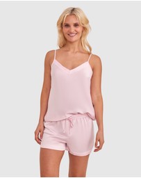 Bras N Things - Liquid Satin Shorts - Pink