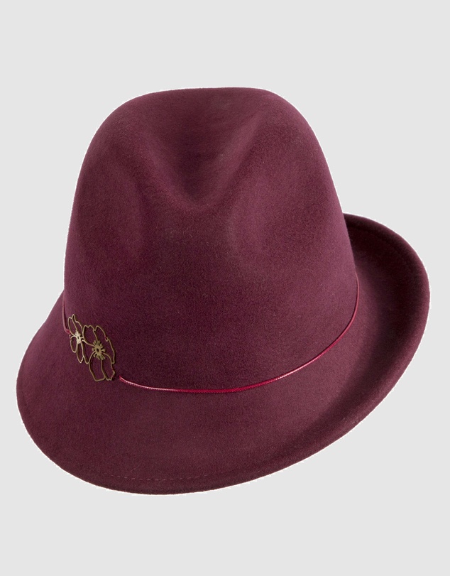 Max Alexander - Felt Burgundy Trilby Hat