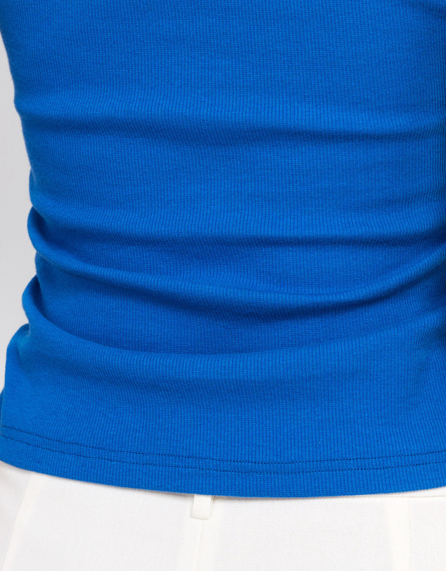 AERE - Cotton Ruched Tank