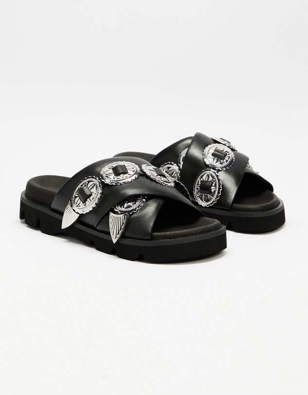 Sol Sana - Concho Footbed Sandals