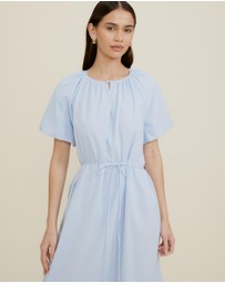 The Fated - Paisley Belted Maxi Dress