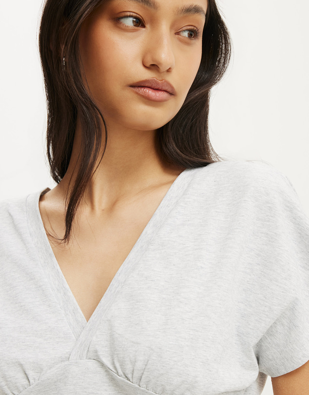 Cotton On - Benni Cinched Vee Tee