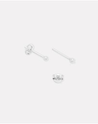 Ichu - Large Silver Ball Studs