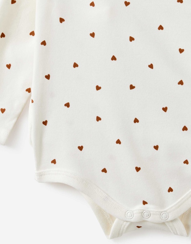 Cotton On Kids - Organic Cross Over Long Sleeve Bubbysuit