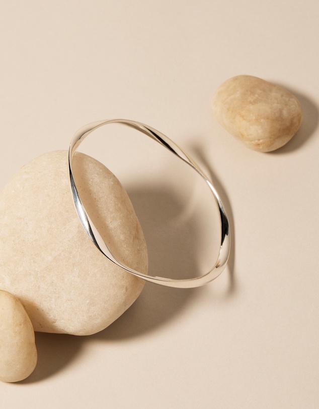 Najo - Garden of Eden Silver Bangle (68mm)
