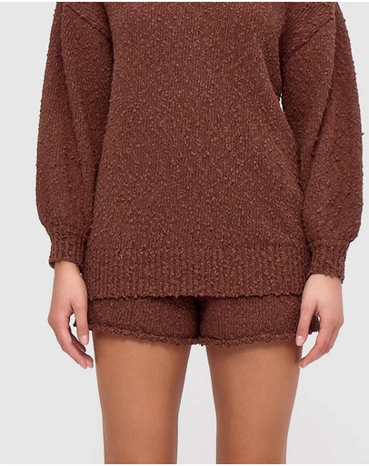 Zulu & Zephyr - Boucle Knit Shorts