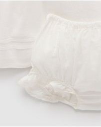 Purebaby - Ruffle Dress - Babies-Kids