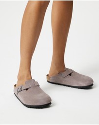 Birkenstock - Boston SFB Suede Leather Regular