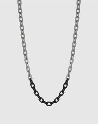 Najo - Echo Men's 2-Tone Steel Necklace