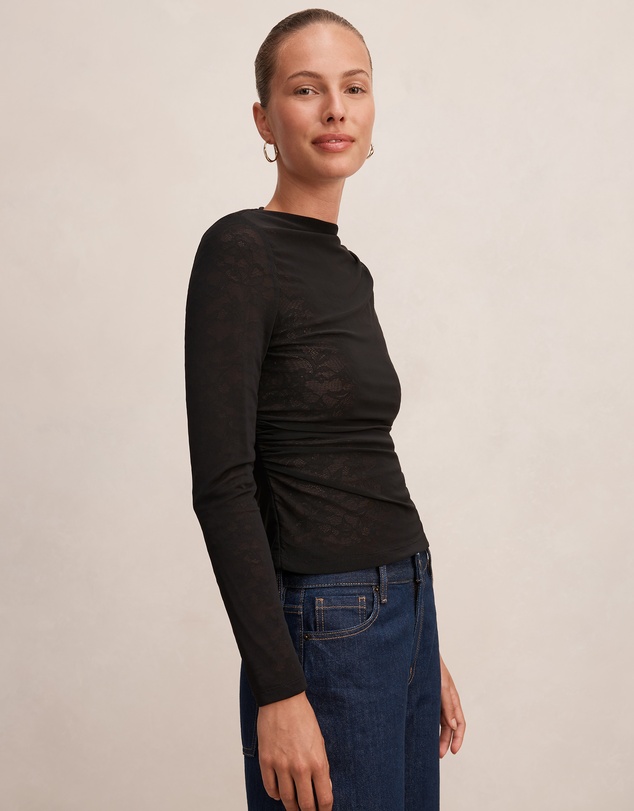 Forever New - Sloane Lace Long Sleeves Top