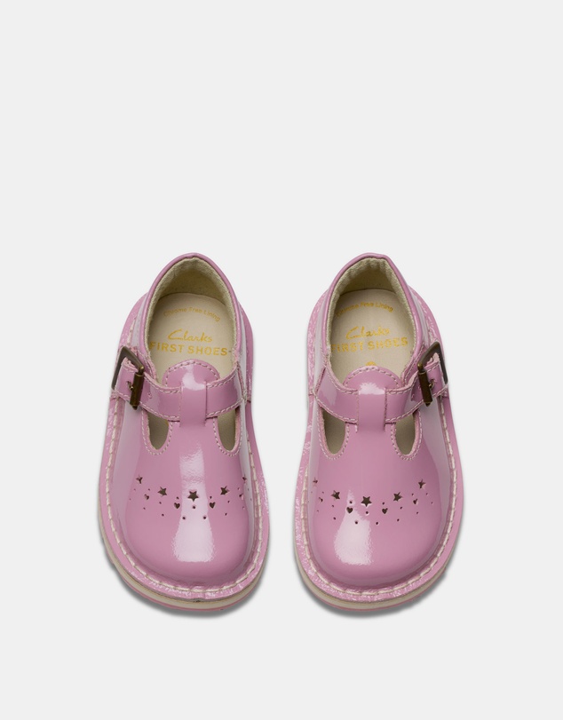Clarks - Joyful Skip (T) Pink Patent