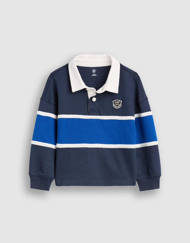 GAP - LS Logo Rugby Polo - Babies-Kids